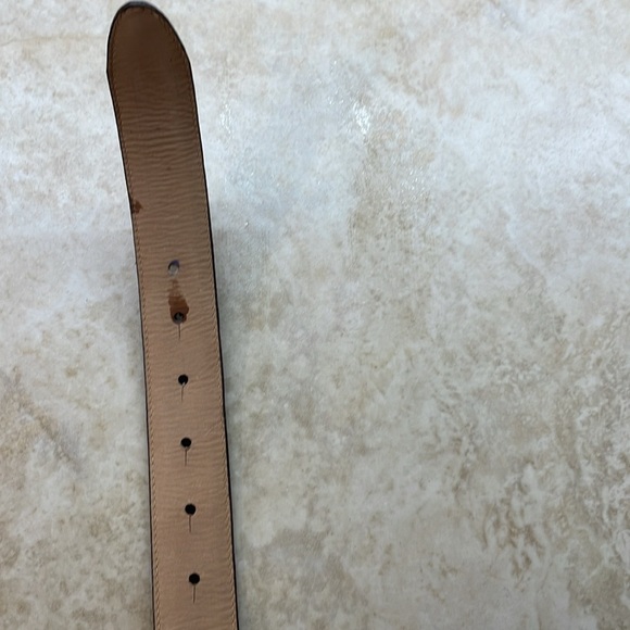 Brighton Belt Embossed Alligator Buckle Croc Leather Vintage Brown Silver Size M - Picture 9 of 12